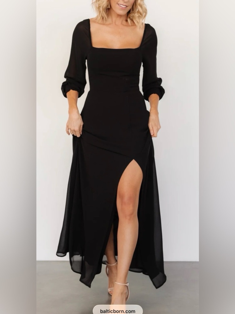 Baltic Born Black Long Sleeve Dress